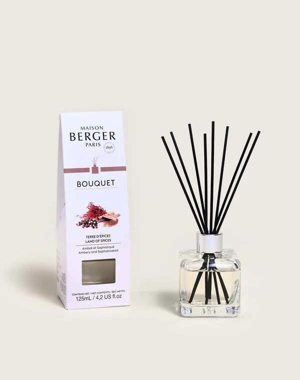 Maison Berger - Pálcás Diffúzor Cube 125ml - A Fűszerek Földjén