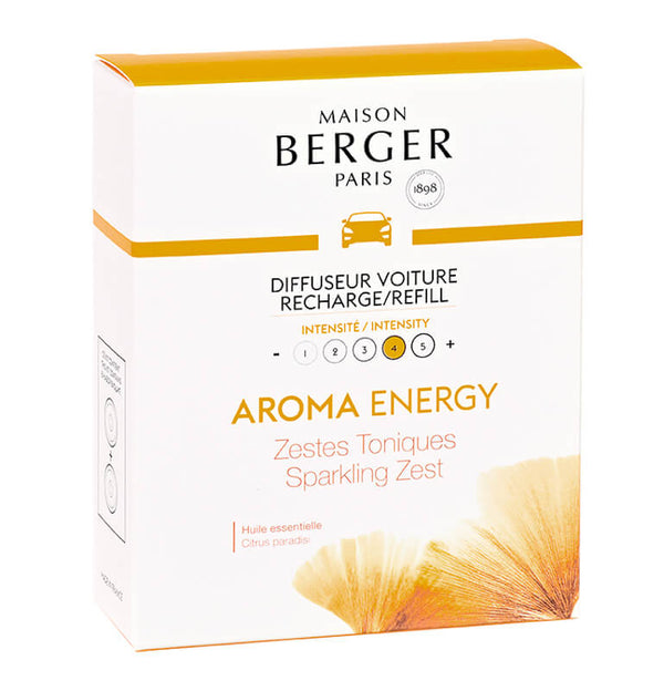 Maison Berger - Autóillatosító Utántöltő - Aroma Energy-Ragyogó Életkedv